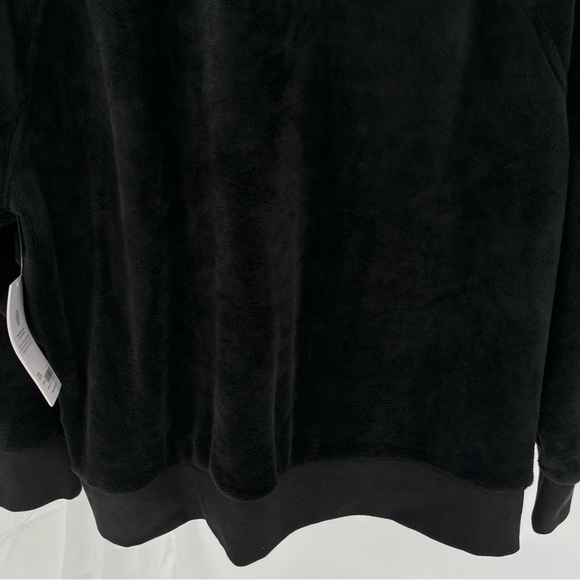 Athleta Women’s NEW Athleta Recover Cozy Snap Front Sweatshirt Size XL Black - Picture 13 of 14